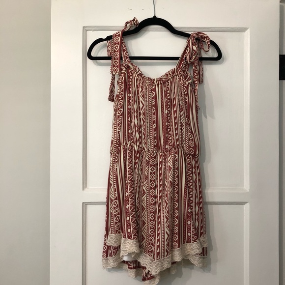 Aztec-print romper by Hummingbird - S - Picture 2 of 2